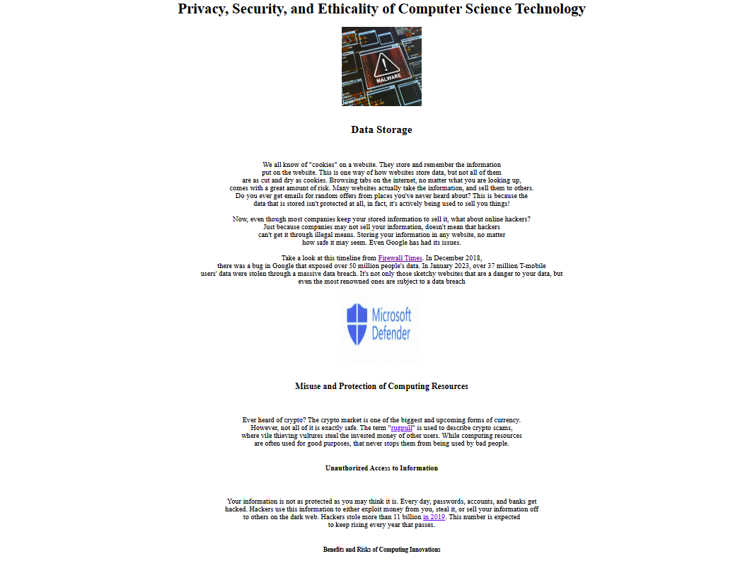 Research Project