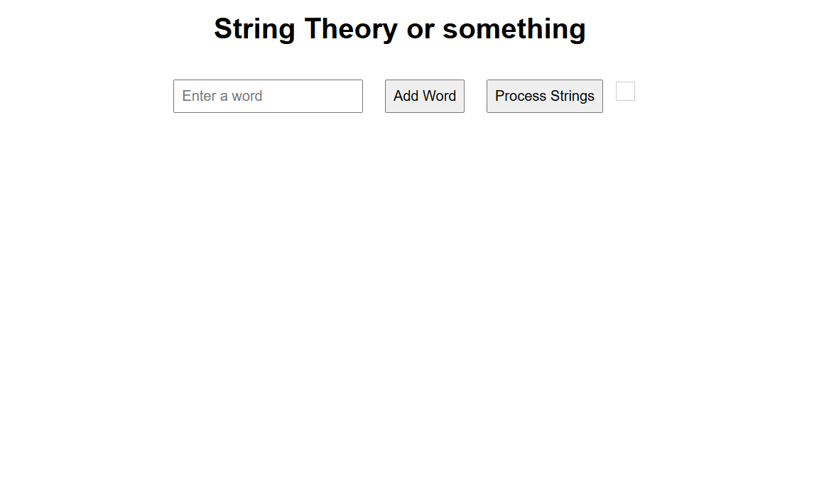 String Program
